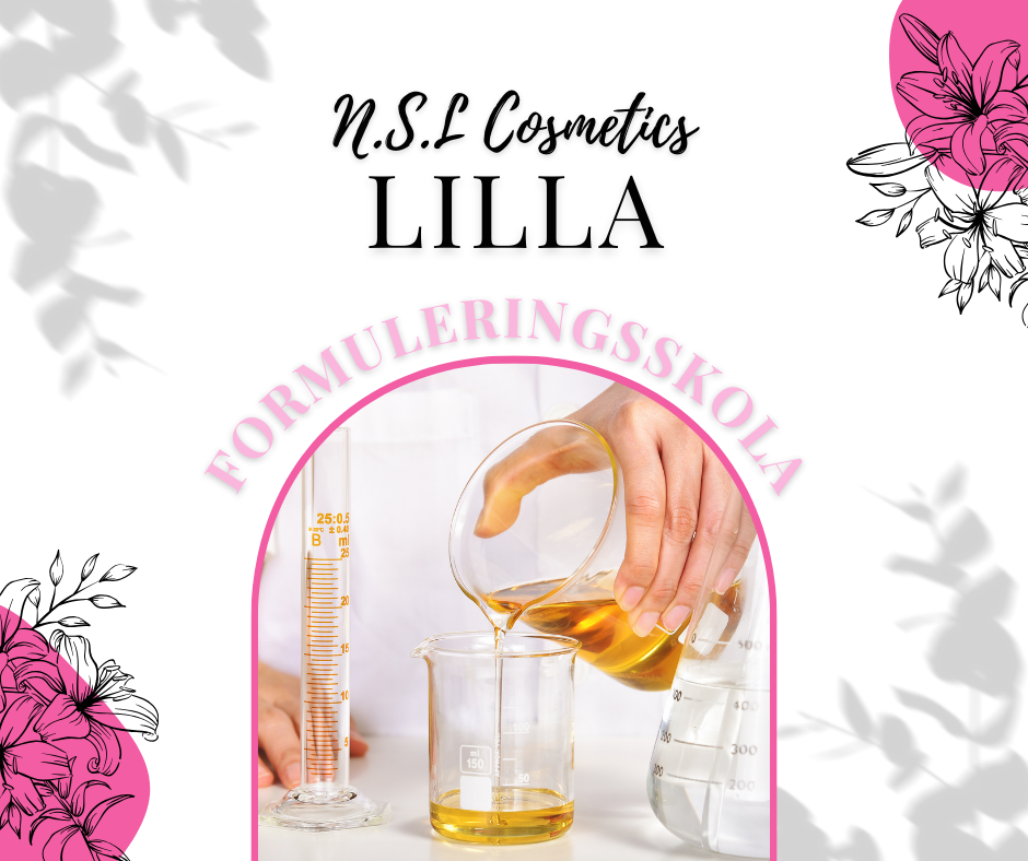 Nyhetsbrevsserien för alla DIY-älskare: N.S.L Cosmetics lilla formuleringsskola