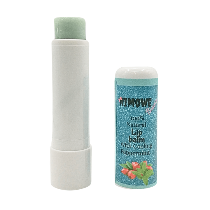 Nimowe Beauty 100% Natural Lip Balm with Cooling Peppermint
