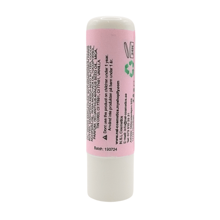 Nimowe Beauty 100% Natural Lip Balm with Pearls + Vanilla
