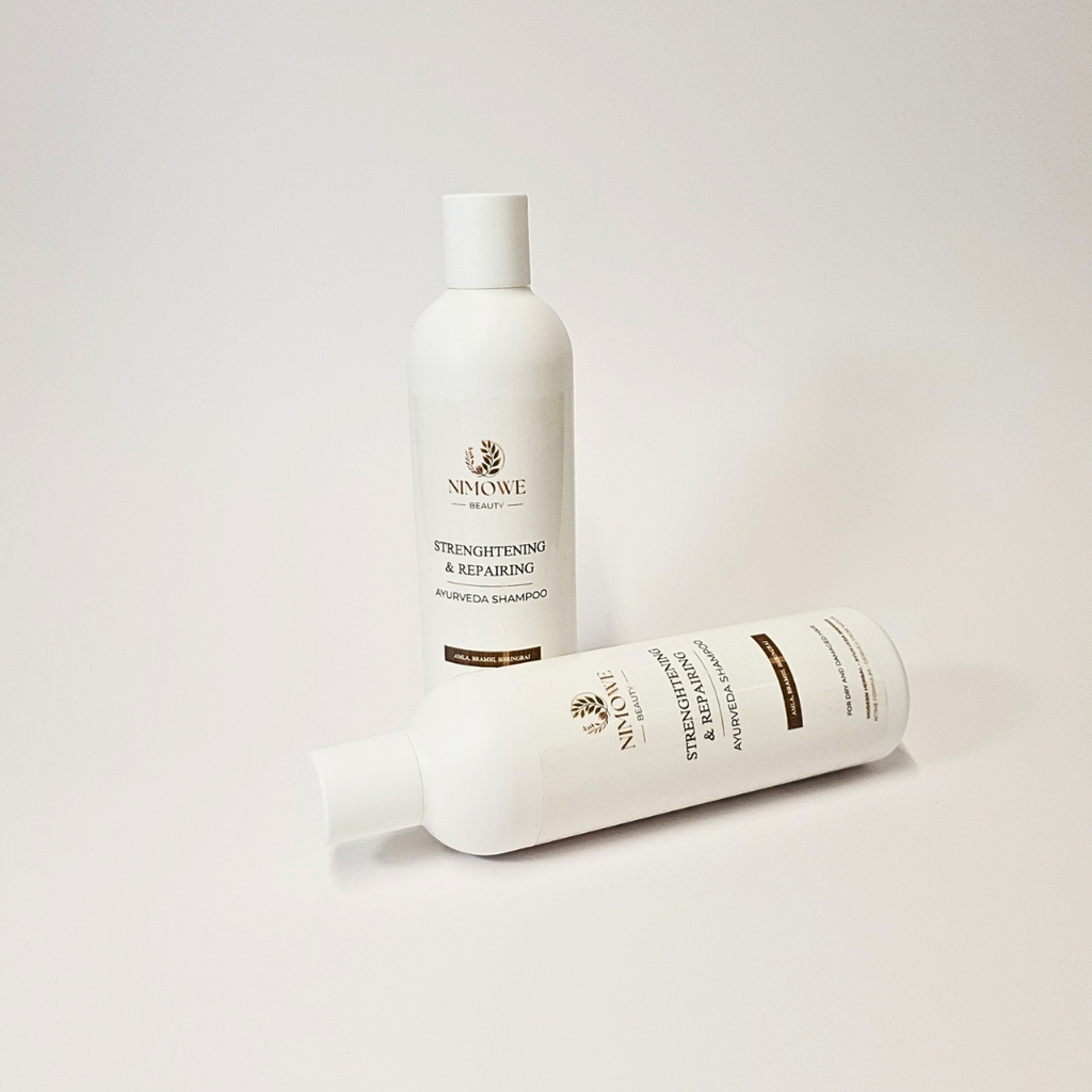 Ayurveda shampoo med keratin och B5 – naturlig hårvård