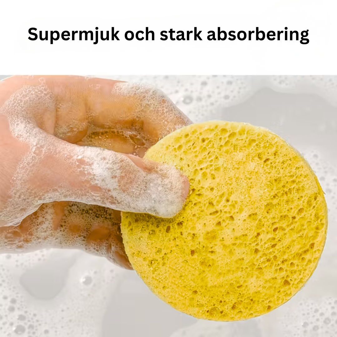 Reusable Facial Cleansing Sponges - 5-pack