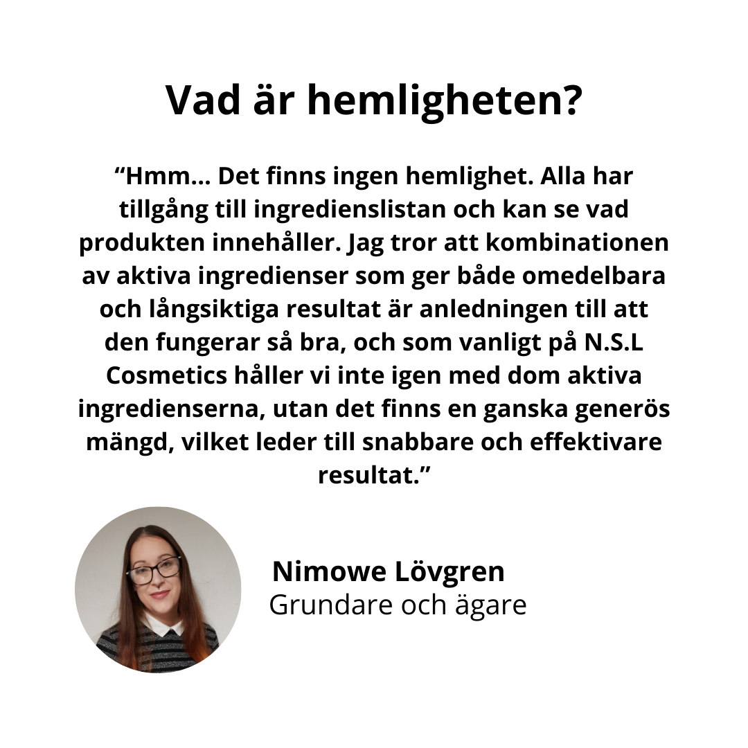 Grundaren av Nimowe Beauty rekommenderar Instant Age-Defying Day Cream