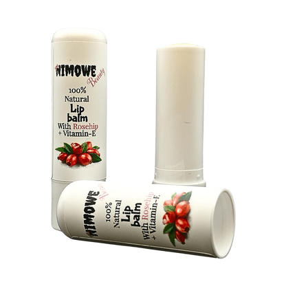 Natural Lip Balm with Rosehip + Vitamin-E