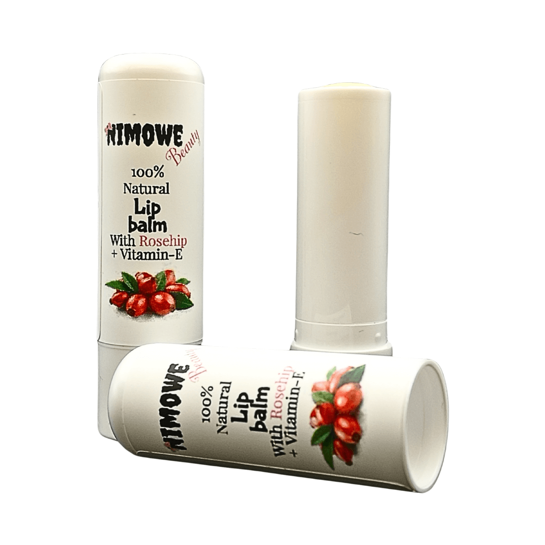 Natural Lip Balm with Rosehip + Vitamin-E
