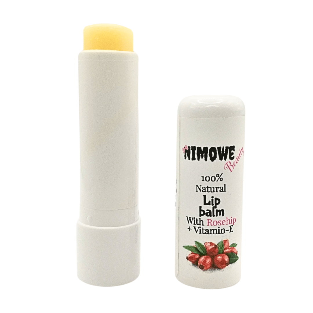 Natural Lip Balm with Rosehip + Vitamin-E