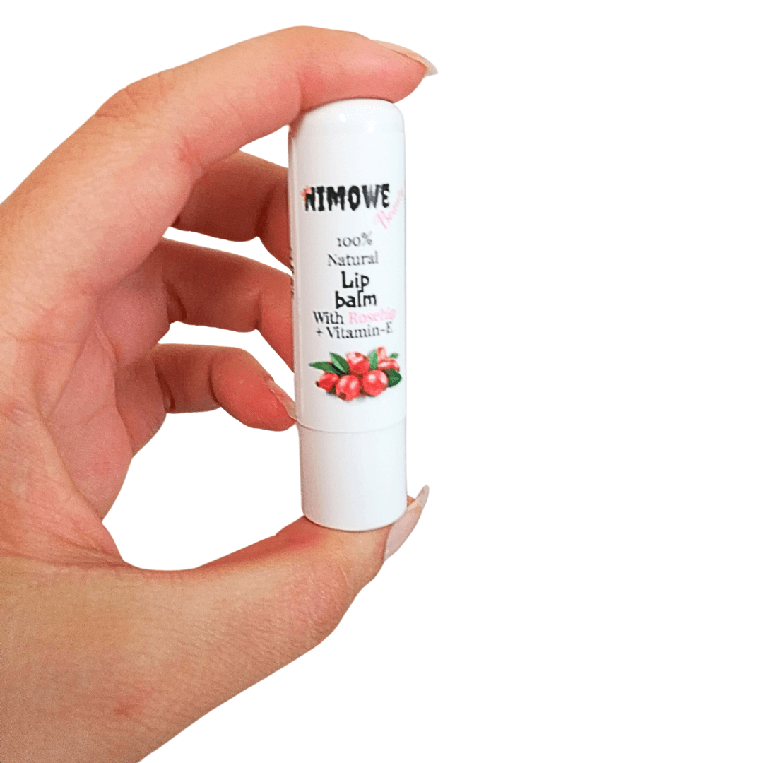 Natural Lip Balm with Rosehip + Vitamin-E