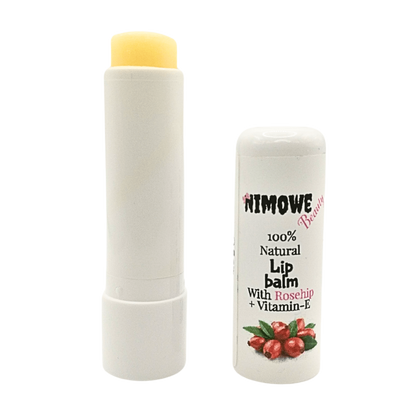Natural Lip Balm with Rosehip + Vitamin-E