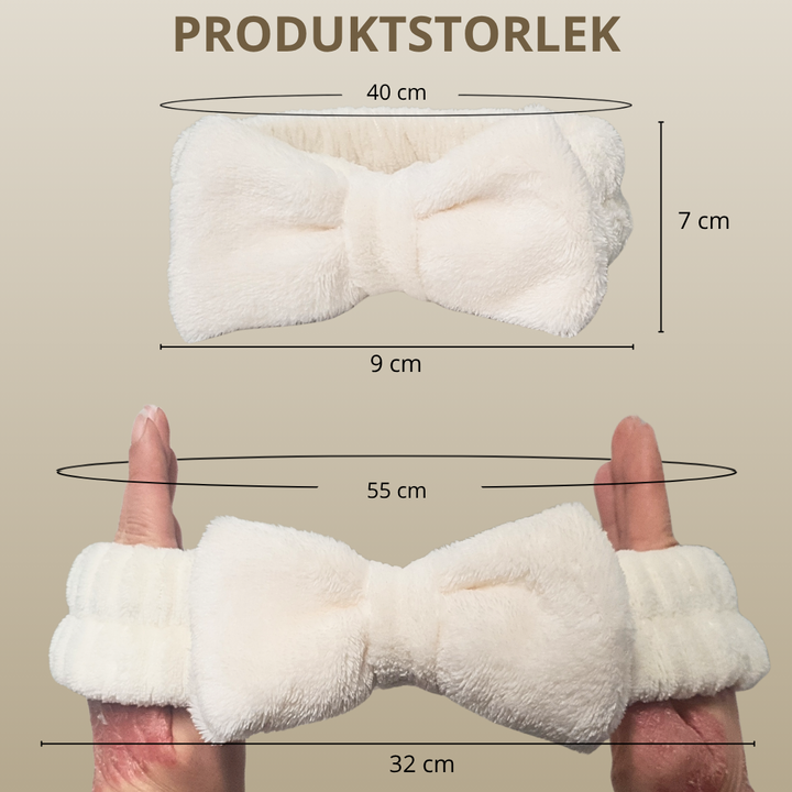 Spa Hairband – Beige (Satin)