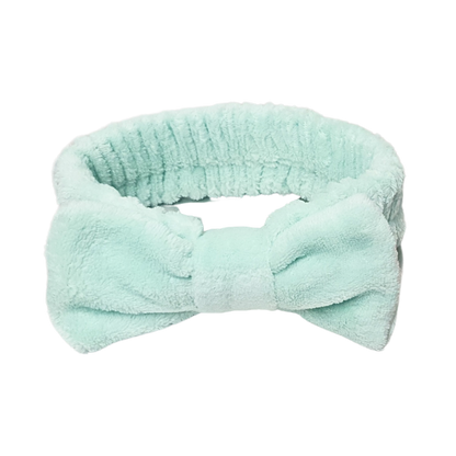 Spa Hairband – Mint Green (Coral Fleece)