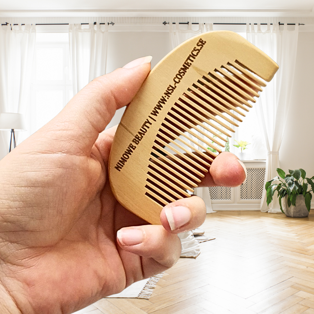 Wooden Hair & Beard Comb