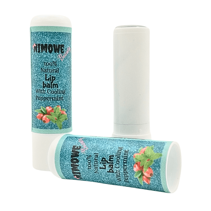 Nimowe Beauty 100% Natural Lip Balm with Cooling Peppermint